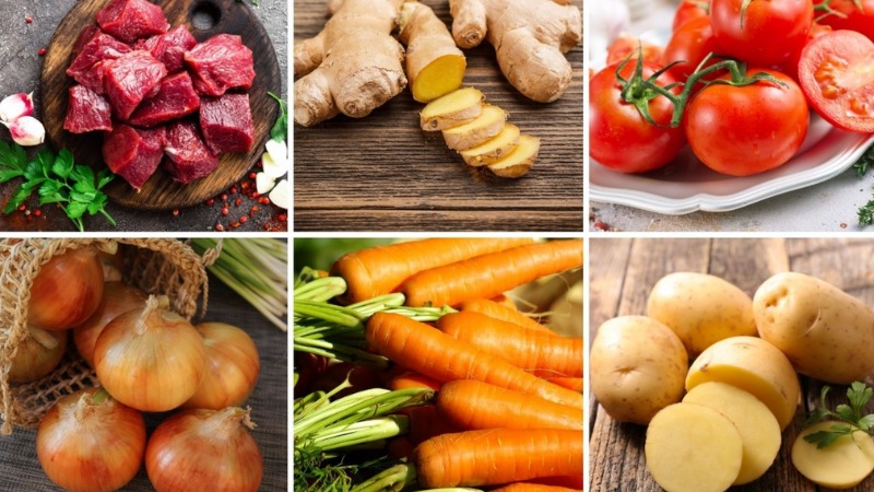 cach-nau-thit-bo-sot-vang-mien-Bac-1