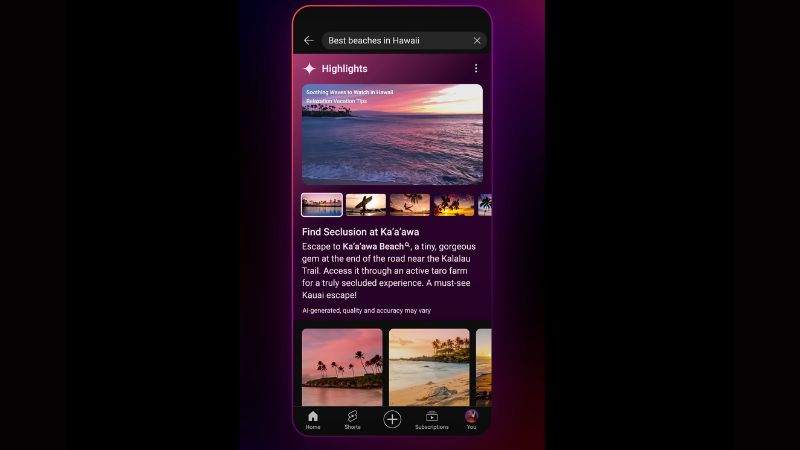 tìm kiếm hỗ trợ AI