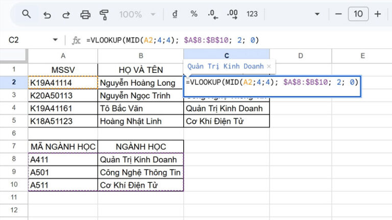 Vlookup Mid Hàm VLOOKUP Excel: Cú pháp và cách dùng hàm, ví dụ minh họa