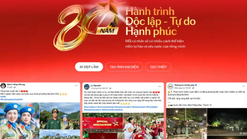 nền tảng số ''A80 - Tự hào Việt Nam