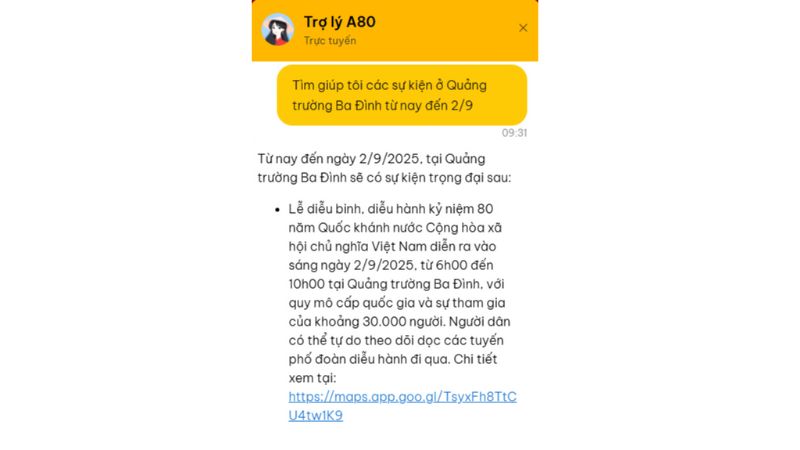 nền tảng số ''A80 - Tự hào Việt Nam