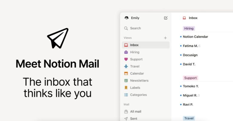 Notion mail
