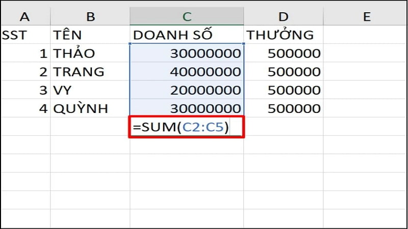 ham-tong-trong-excel-6