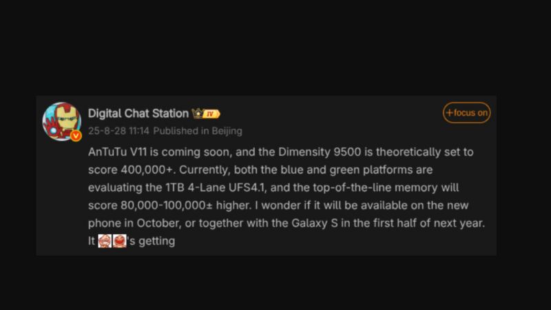 MediaTek Dimensity 9500