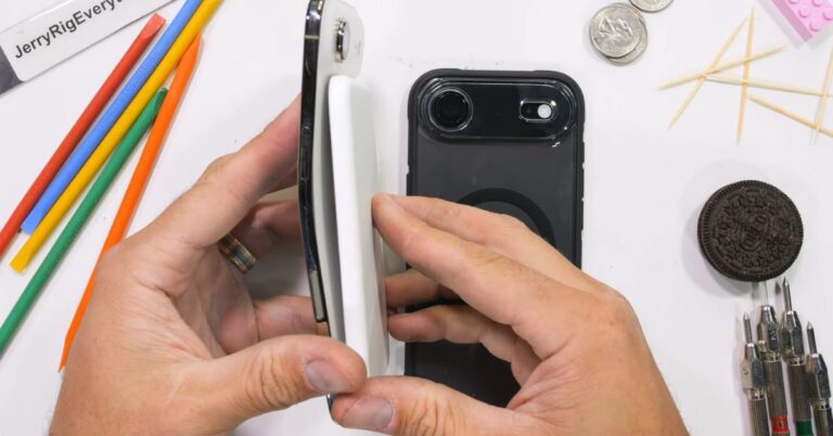 bẻ cong iPhone Air