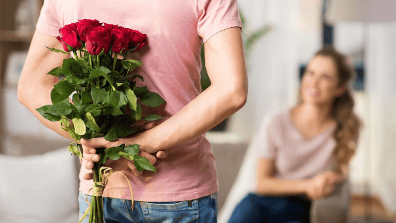 hoa tặng vợ