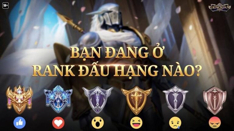 Reset rank Liên Quân S4 2025: Bạn sẽ ở mức rank nào?