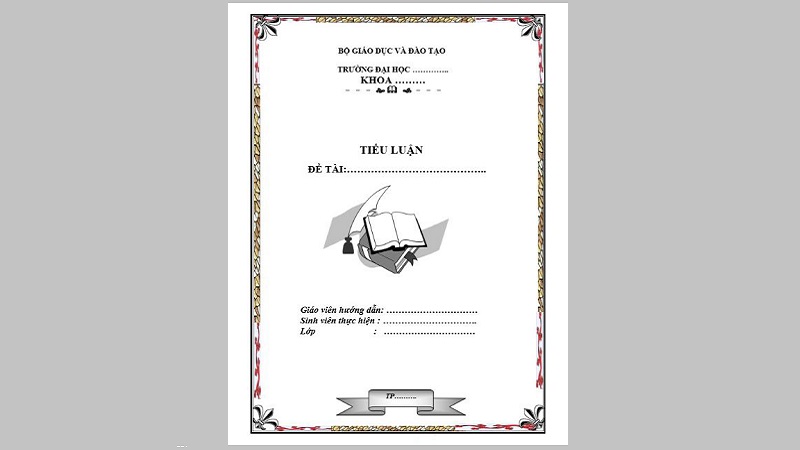 Hướng Dẫn Cách Làm Bìa Tiểu Luận Đẹp, Chuyên Nghiệp Cho Sinh Viên Cach-Lam-Bia-Tieu-Luan-11