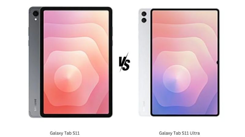 Samsung Tab S11 so với S11 Ultra