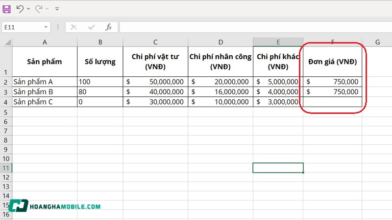 cach-tinh-don-gia-trong-excel-08