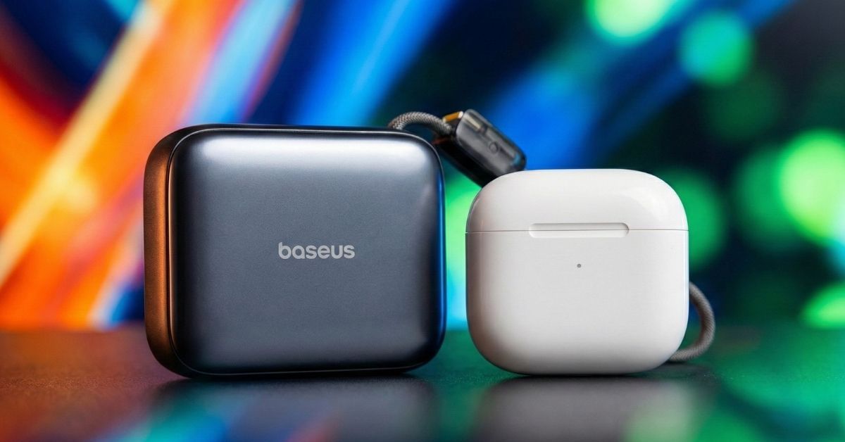 pin dự phòng kích thước bằng AirPods