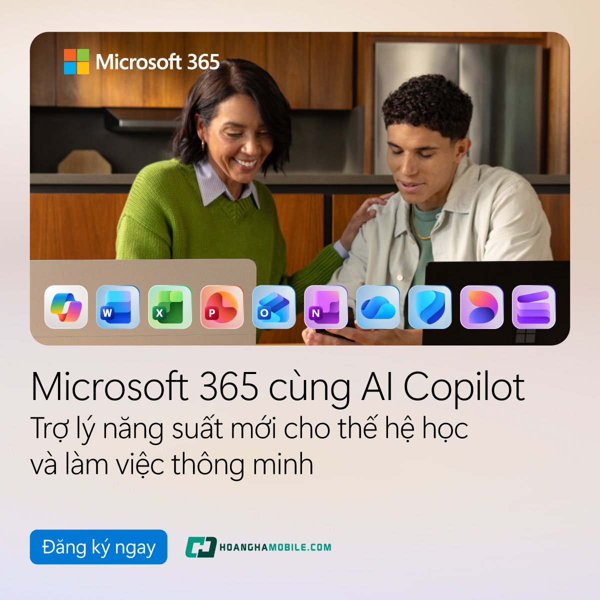 Microsoft 365 cùng AI Copilot