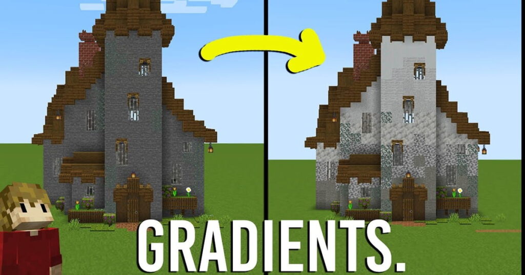 Minecraft Gradient sẽ giúp bạn xây những ngôi nhà đẹp nhất