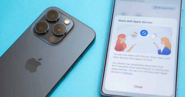 AirDrop trên Galaxy S26