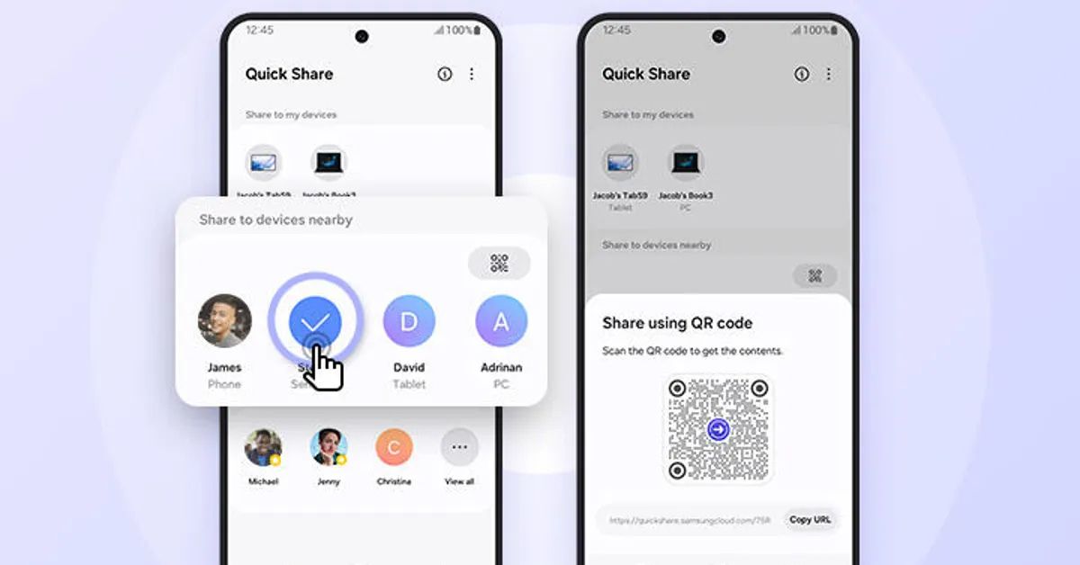 Quick Share to AirDrop