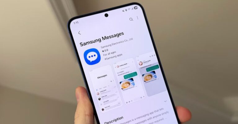 Samsung Messages ngừng hoạt động