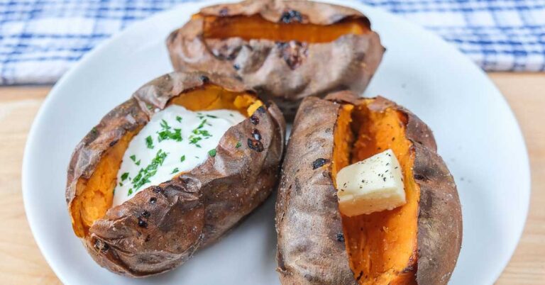 cach-nuong-khoai-lang-bang-noi-chien-khong-dau