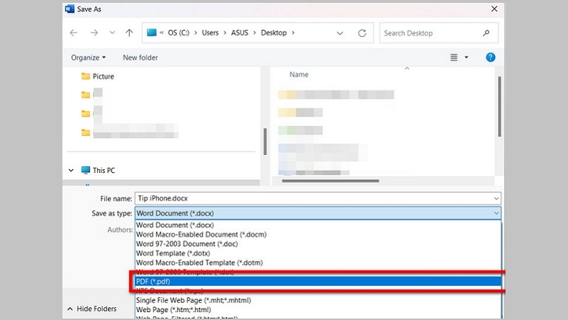 Đổi đuôi Word sang PDF – Hướng dẫn chi tiết trên máy tính và điện thoại 22 doi-duoi-word-sang-pdf-5