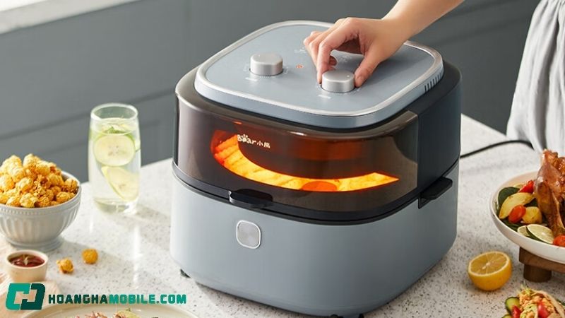 Nồi chiên không dầu Bear: Đánh giá tổng quan, các mẫu phổ biến và kinh nghiệm chọn mua 21 noi chien khong dau bear 3
