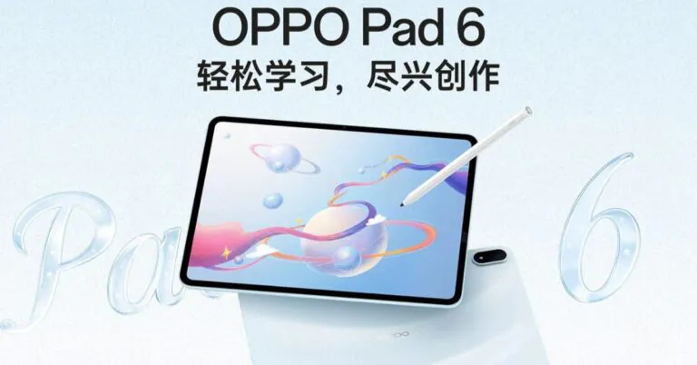 Thông số kỹ thuật của Oppo Pad 6