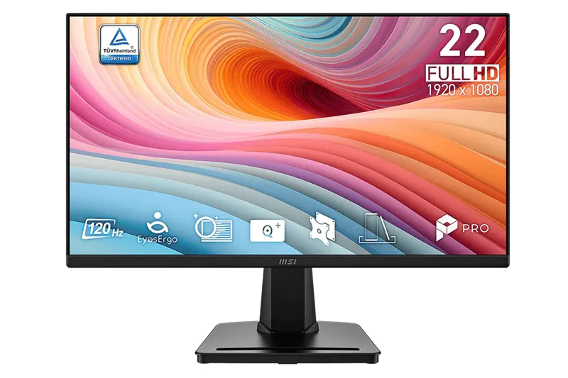 Tấm nền VA tương phản 4000:1 trên MSI PRO MP225 E12VL