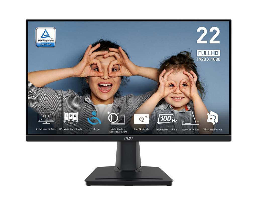 Màn hình MSI PRO MP225 phiên bản IPS 100Hz
