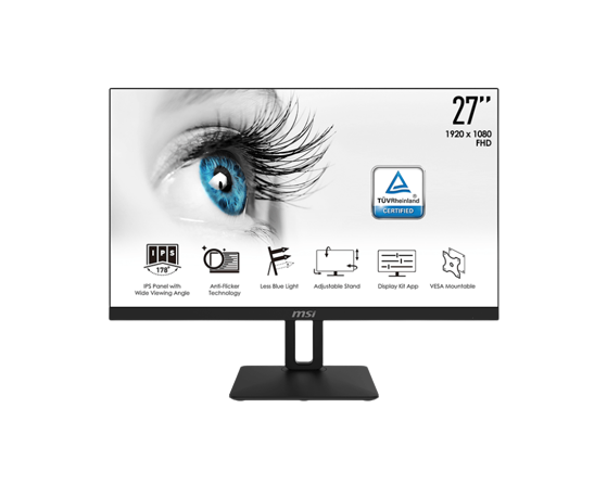 Màn hình MSI PRO MP271P 27 inch FHD entry-level VGA HDMI