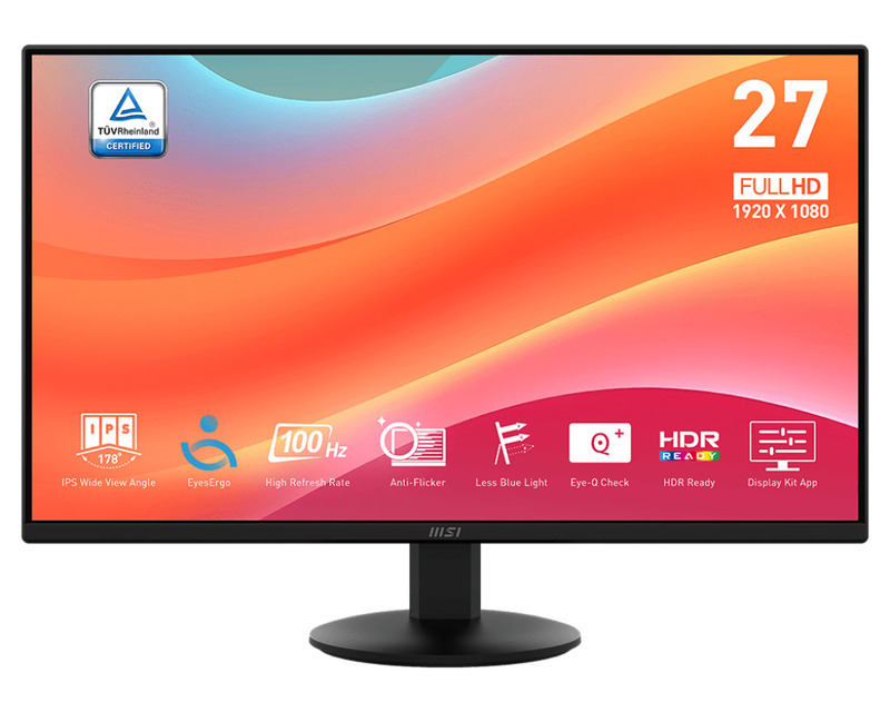 Màn hình MSI PRO MP272L 27 inch sRGB 109% DCI-P3 83%
