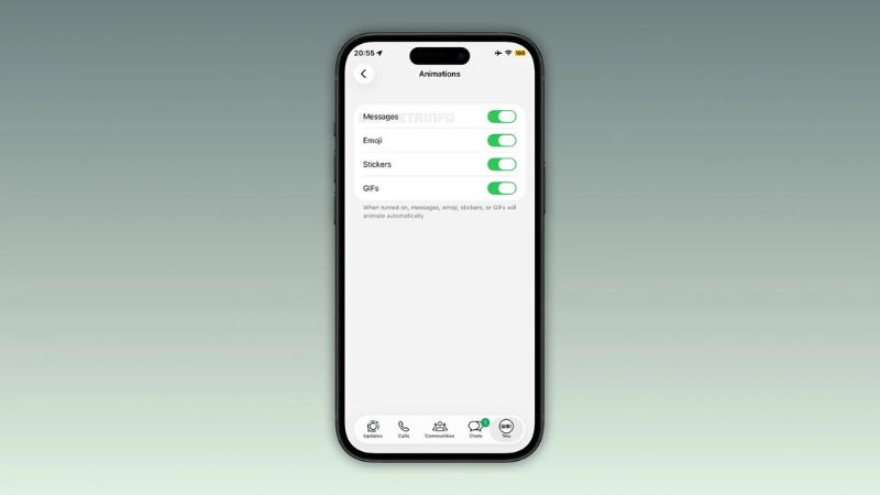 tin nhắn động mới trên iPhone