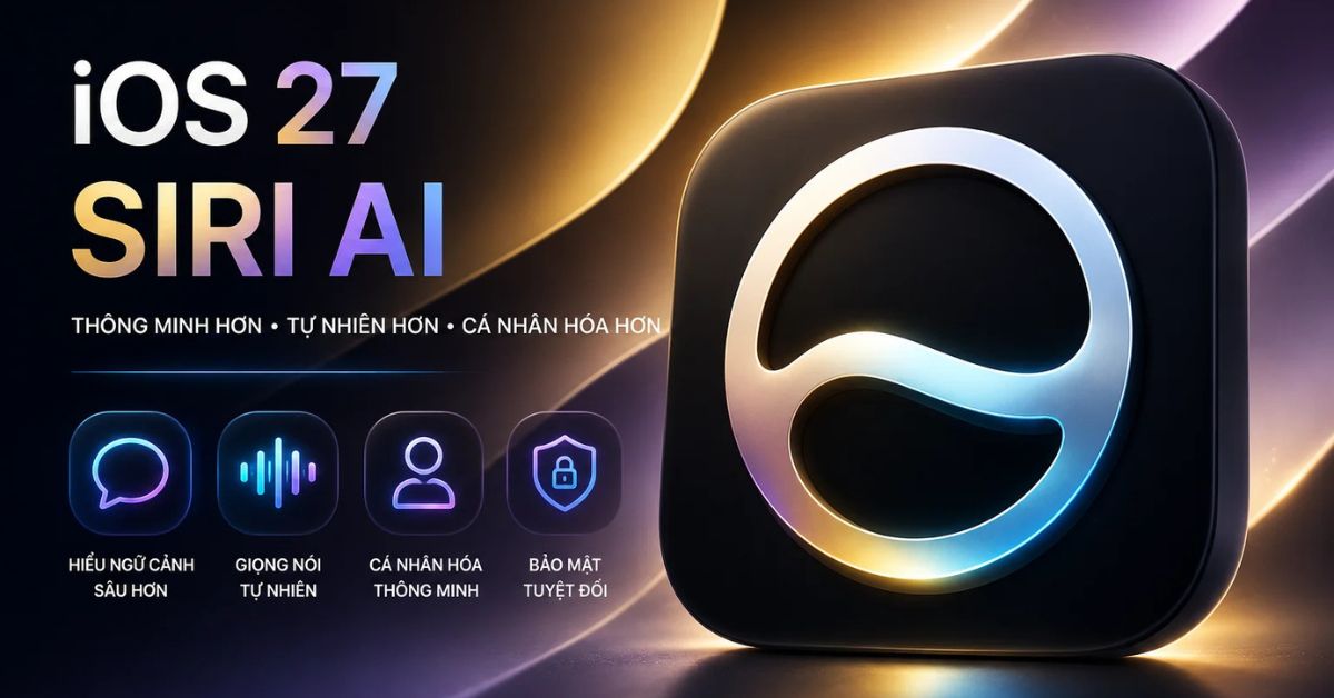 Ứng dụng Siri AI trên iOS 27