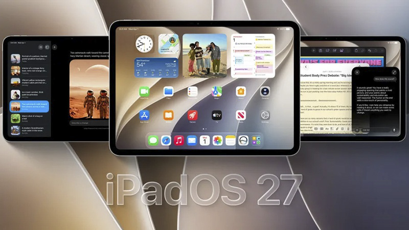 iPad đời cũ không lên được iPadOS 27