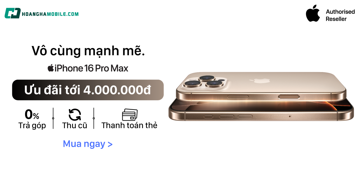 iPhone 16 Pro Max chính hãng tại Hoàng Hà Mobile