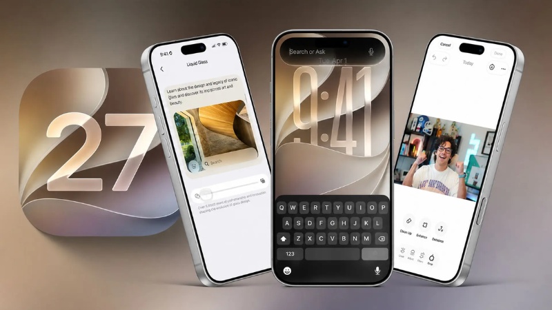 cập nhật iOS 27 qua Cài đặt phần mềm