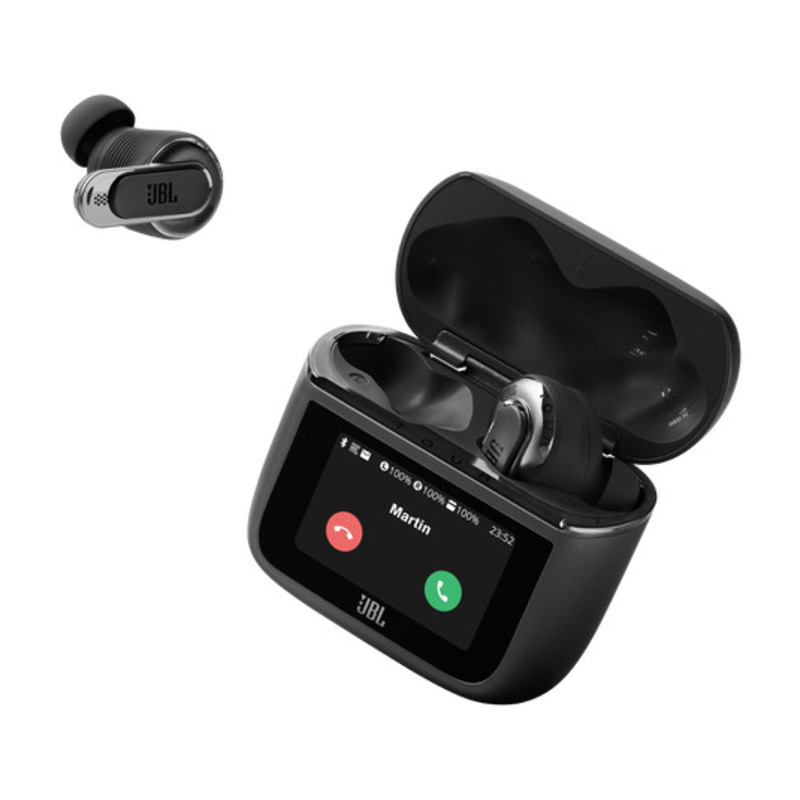 Hộp sạc thông minh JBL Tour Pro 3 màn hình cảm ứng