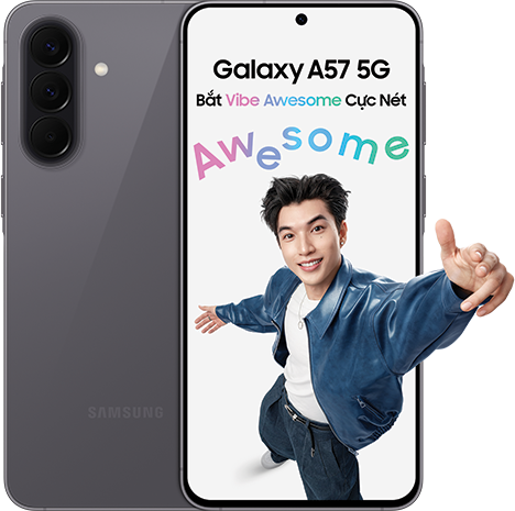 Samsung Galaxy A57 5G màu Awesome Gray