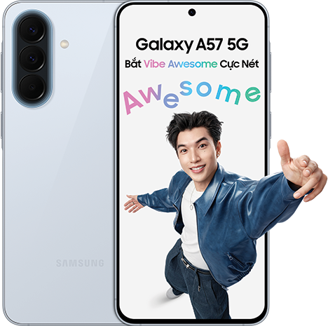 Samsung Galaxy A57 5G màu Icy Blue