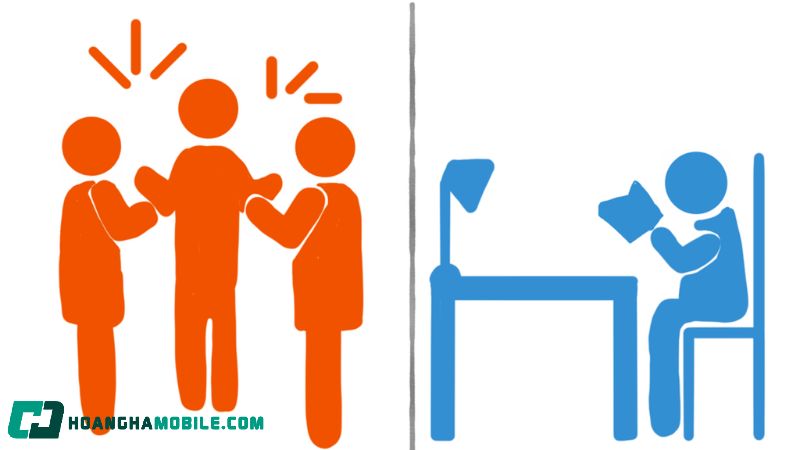 So sánh extrovert introvert và ambivert