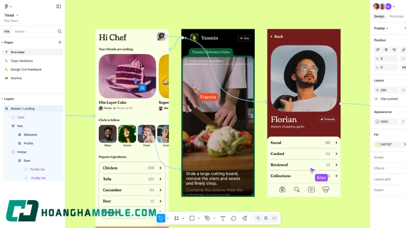 Các ưu điểm nổi bật của Figma cho thiết kế UI/UX