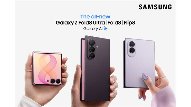 Galaxy Unpacked 2026 với Galaxy Z Fold8 Ultra, Fold8 và Flip8