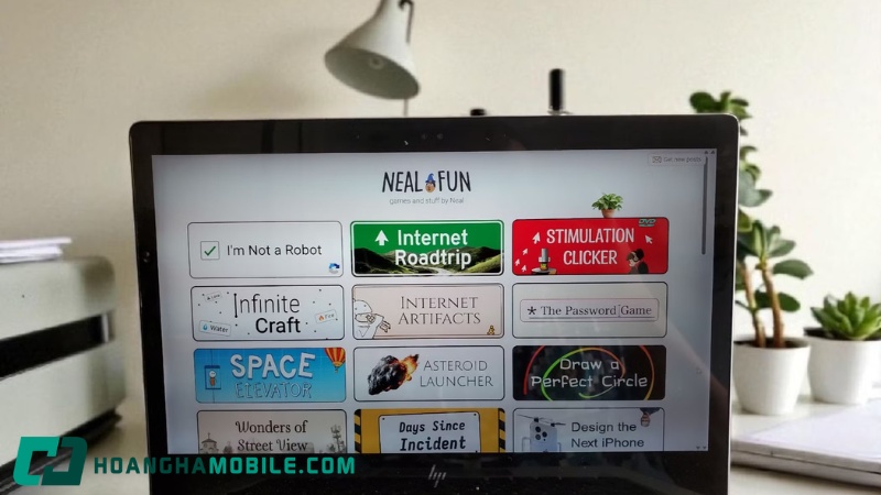 thiết bị phù hợp để trải nghiệm neal.fun