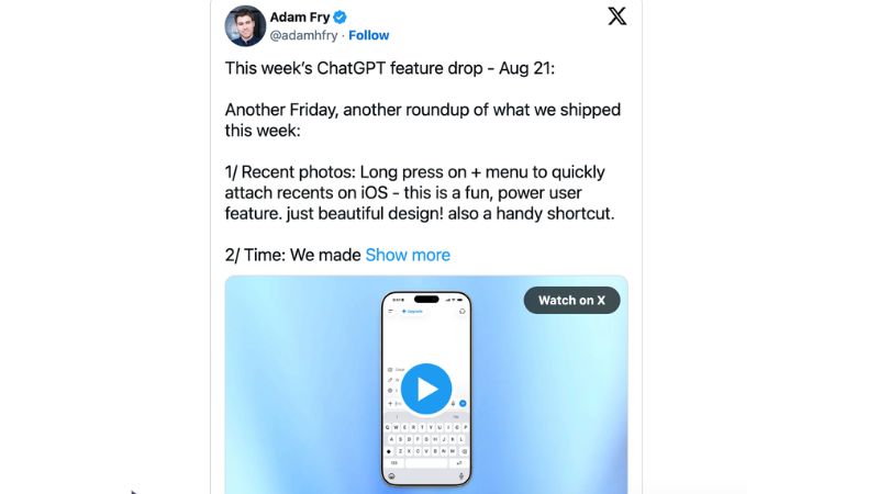 Ứng dụng ChatGPT trên iPhone 
