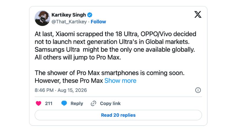 Xiaomi 18 Ultra