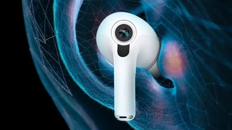 Tai nghe AirPods tích hợp camera