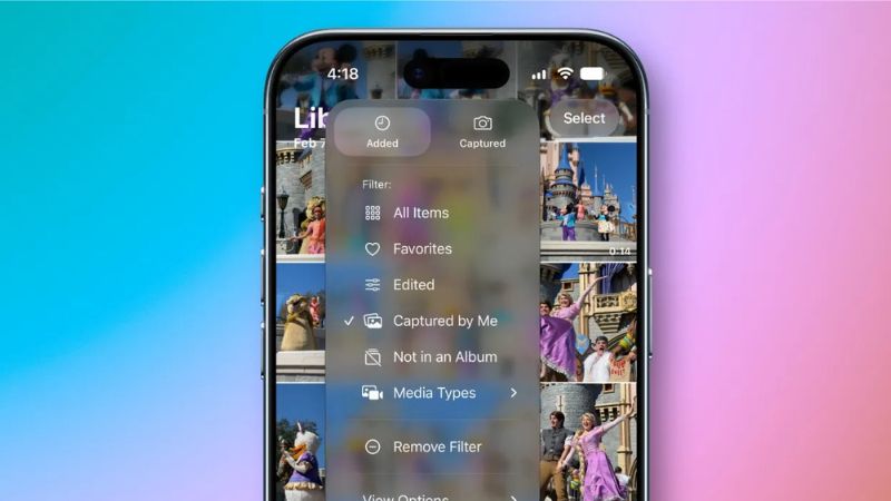 Ứng dụng Apple Photos trên iOS 27