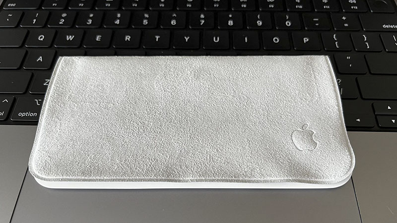 Chất liệu vải mềm của khăn lau Apple thế hệ mới