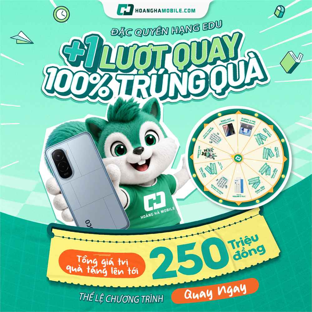 Vòng quay may mắn đặc quyền hạng EDU Back To School 2026
