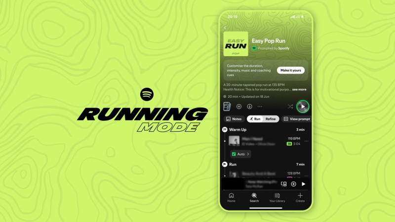Chế độ chạy bộ trên Spotify