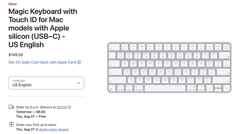Magic Keyboard mới của Apple dùng biểu tượng thay cho chữ trên phím