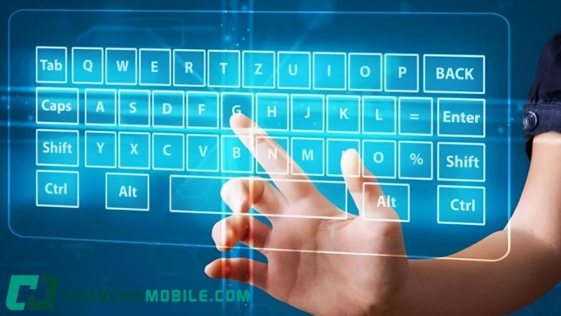 Dốc nghiêng bàn phím và quét bụi bằng cọ mềm trong 5 phút