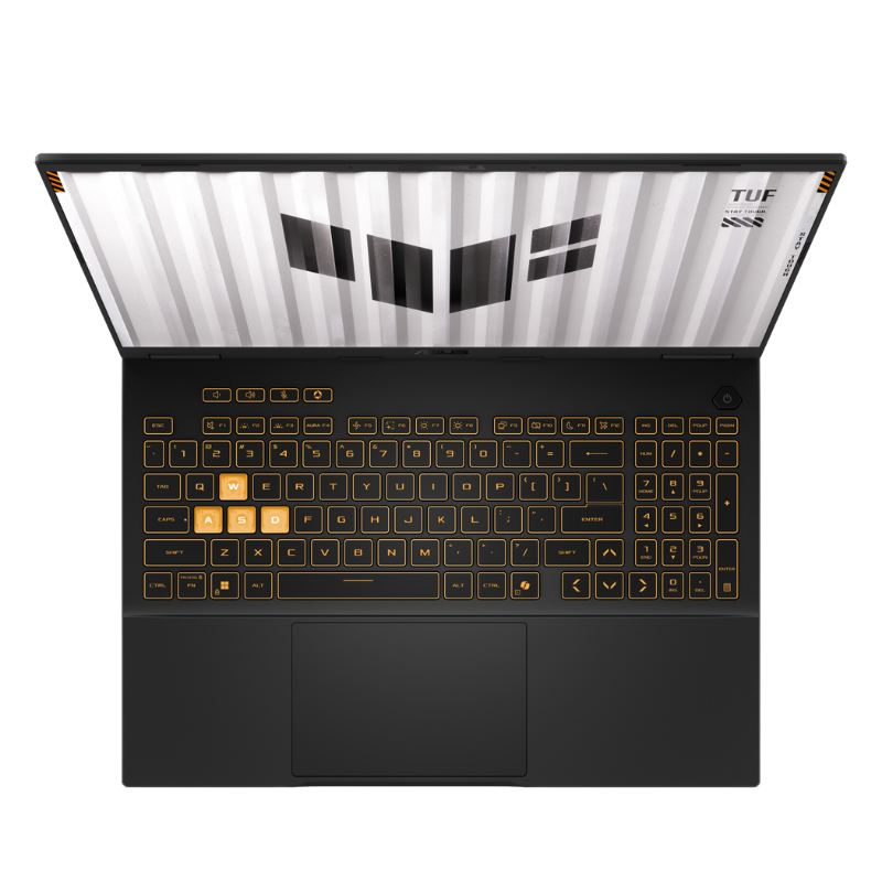 Bàn phím đèn nền RGB 1 vùng của ASUS TUF Gaming F16 FX608JMI